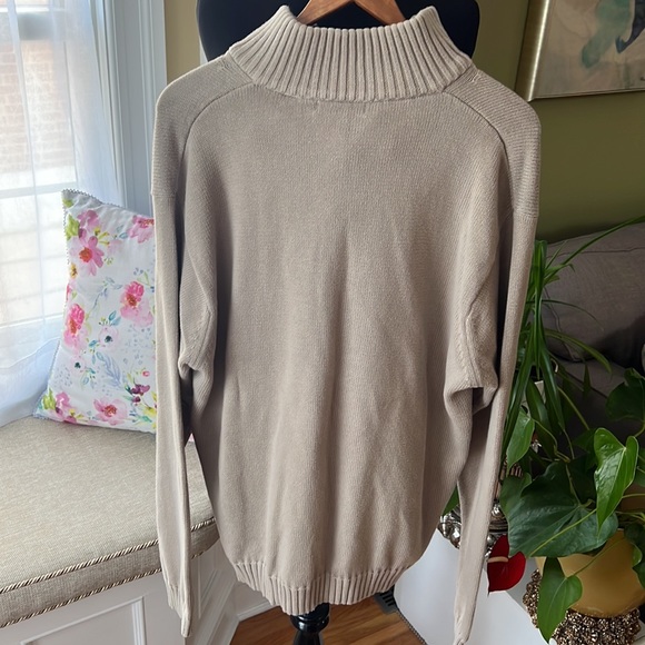 Metropolitan by Lord & Taylor Quarter Zip Knit Sweater Men’s XL - Picture 2 of 3